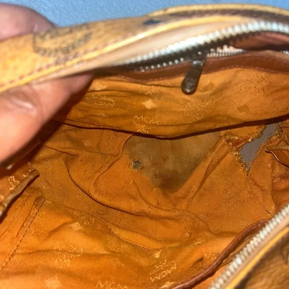 MCM Brown Monogram Handbag - Picture 7 of 7
